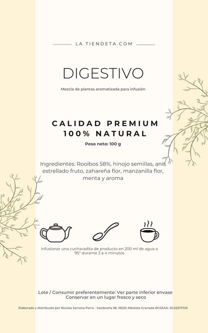 Digestivo: Adios hinchazon abdominal